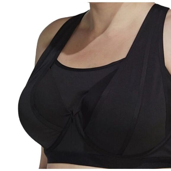 Adidas X 11 Honore Training Sports Bra Underwire Rare HI5647 Black NWT US 46C - Picture 3 of 8